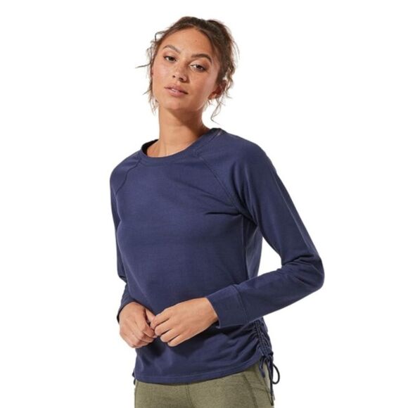 PACT Cinch Side Pullover in Blue XS NWOT - Picture 2 of 12